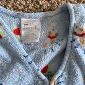 Adorable fleece puppy sleep sack XL/18-24 months